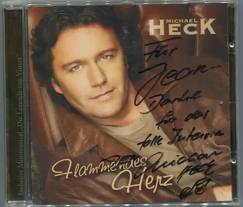 CD Michael Heck. Flammendes Herz (Palm) Signiert