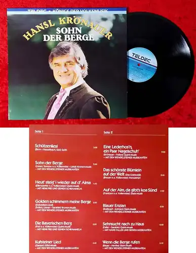 LP Hansl Krönauer. Sohn der Berge (Teldec 626273 AP) D 1986