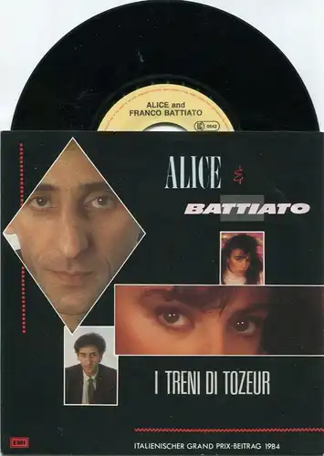 Single Alice & Franco Battiato: I Treno Di Tozeur (EMI 1C 006-1186627) D 1984