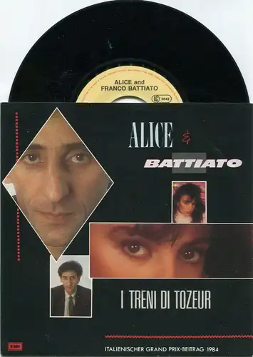 Single Alice & Franco Battiato: I Treno Di Tozeur (EMI 1C 006-) D 1984