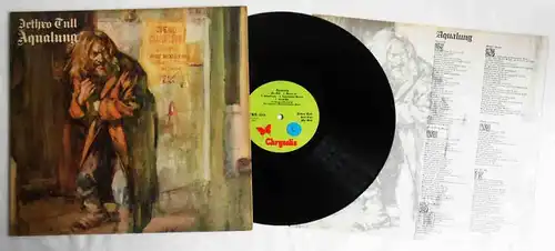 LP Jethro Tull: Aqualung (Chrysalis CDR 1044) UK 1971 - Original Inlet -