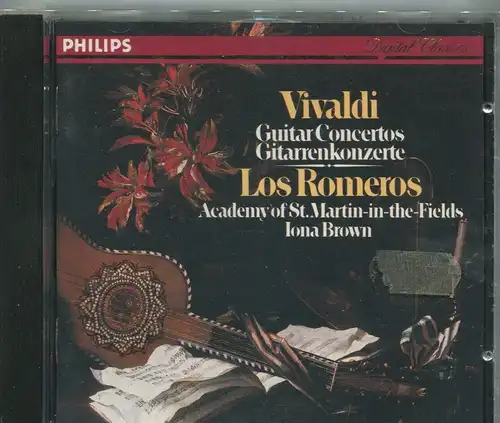 CD Los Romeros Vivaldi Guitar Concertos (Philips) 1984