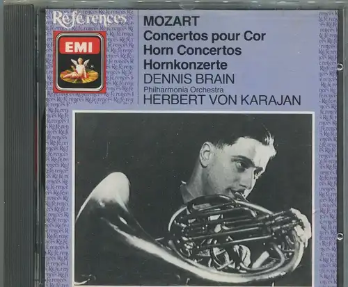 CD Dennis Brain Herbert von Karajan: Mozart Horn Concertos (EMI) 1987