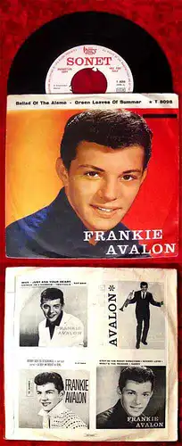 Single Frankie Avalon: Ballad of the Alamo (Sonet T 8098) DK Promo
