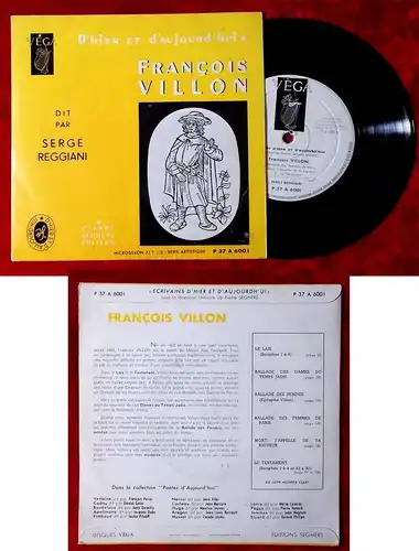EP Serge Reggiani: Francois Villon (Vega P 37 A 6001) F