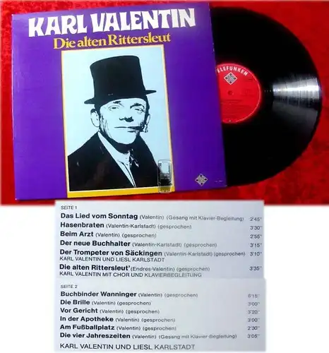 LP Karl Valentin: Die alten Rittersleut