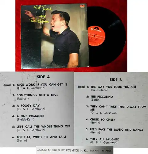 LP Mel Tormé Sings Fred Astaire (Polydor MP 2355) Japan