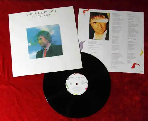 LP Chris de Burgh: Into the Light (A&M 396 928.1) 3 D Cover