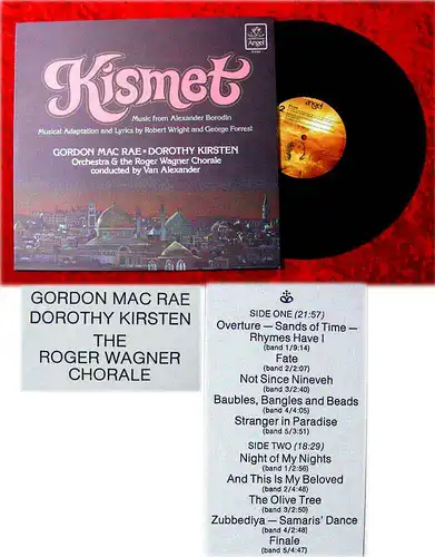 LP Kismet - Gordon MacRae Dorothy Kirstn Van Alexander -