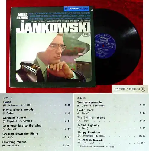 LP Horst Jankowski: More Genius of Jankowski (Mercury Stereo 138 104 MCY) NL