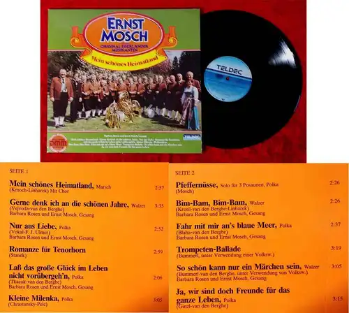 LP Ernst Mosch & Original Egerländer: Mein schönes Heimatland 1984