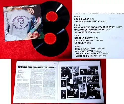 2LP Dave Brubeck Quartet: Brubeck on Campus (Columbia CG 31298) US 1972