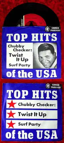 Single Chubby Checker: Twist It Up / Surf Party (Cameo Parkway 10 350 AT) D