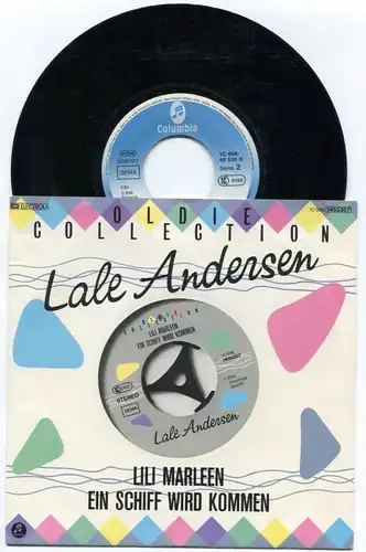 Single Lale Andersen: Lili Marleen / Ein Schiff wird kommen (Columbia 1455307) D