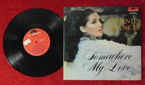 25cm LP Connie Francis: Somewhere my Love (Polydor 60 709) Clubsonderauflage