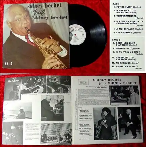 LP Sidney Bechet Joue Sidney Bechet