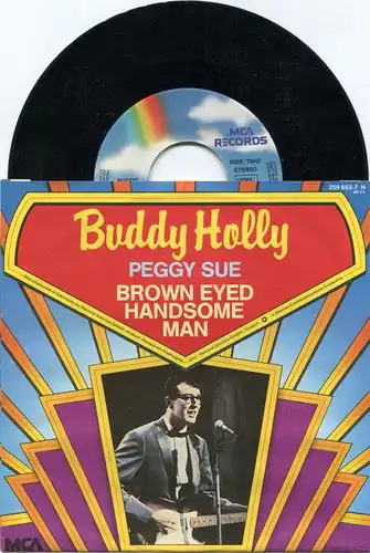 Single Buddy Holly: Peggy Sue / Brown Eyed... (MCA Oldie Serie) D