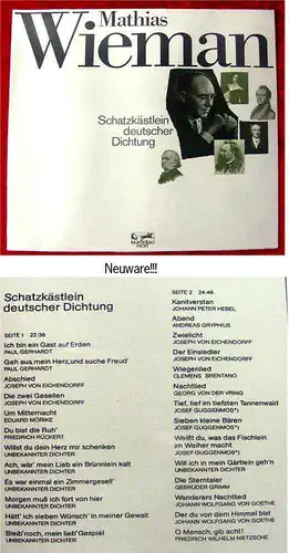 LP Mathias Wieman: Schatzkästlein deutscher Dichtung