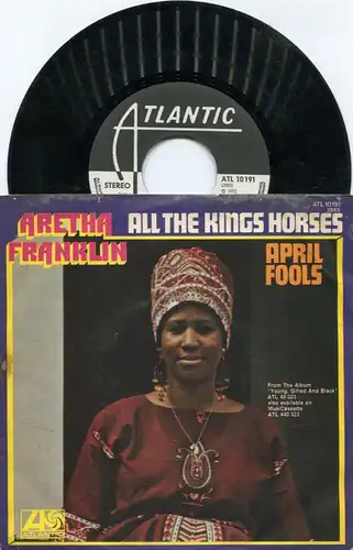 Single Aretha Franklin: All The Kings Horses (Atlantic ATL 10 191) D Promo