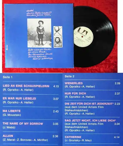 LP André Heller: Erste LP (United Artists UAS 29 401 I) D