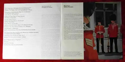 LP Band Of The Scots Guards: Ceremony of Changing The Guard (Fontana STL 5345)