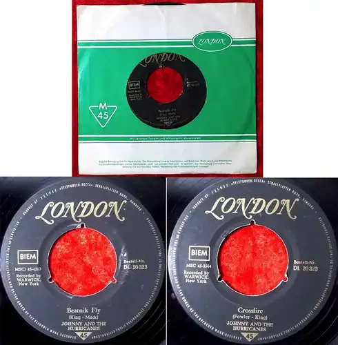 Single Johnny & The Hurricanes: Beatnik Fly (London DL 20 323) D