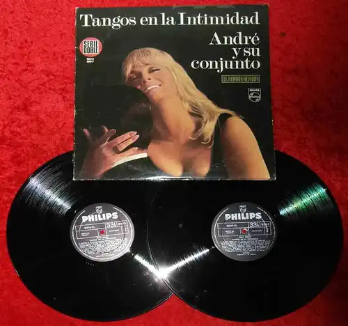 2LP André y Su Conjunto: Tangos La Intimidad (Philips 86016/17) Argentinien