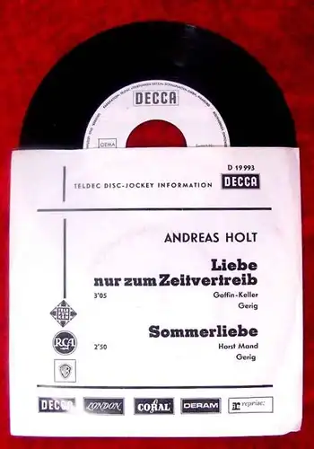 Single Andreas Holt Liebe nur zum Zeitvertreib Sommerli