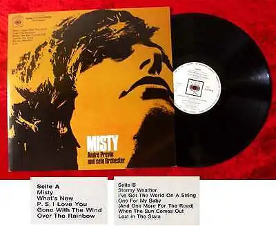 LP André Previn: Misty (CBS S 52094) D Promo
