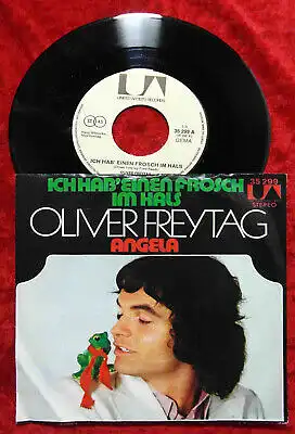 Single Oliver Freytag: Ich hab einen Frosch im Hals (United Artists 25 299) D