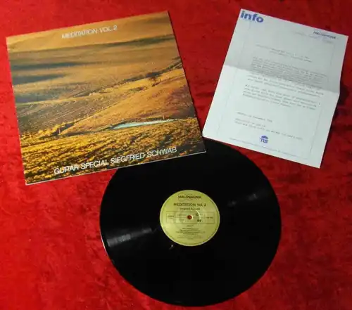 LP Siegfried Schwab: Meditation Vol. 2 - Guitar Special (Melosmusik GS 705) D 86
