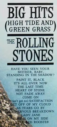 LP Rolling Stones: Big Hits High Tide and Green Grass (Decca 622159 AO) D 