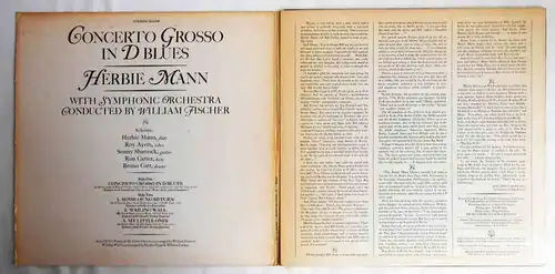 LP Herbie Mann: Concerto Grosso in D-Blues (Atlantic SD 1540) US 1969