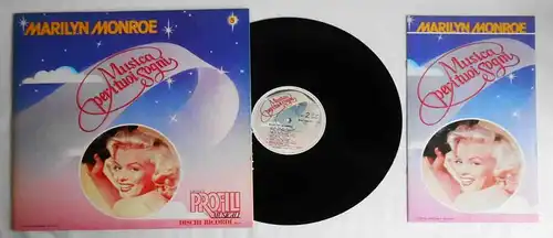 LP Marilyn Monroe: Musica Peri Tuoi Sogni (Dischi SRIC 1005) mit Booklet I 1982