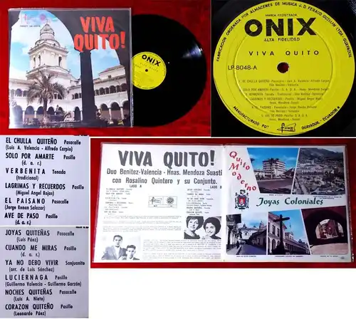 LP Viva Quito! (Onix LP 8048) Ecuador