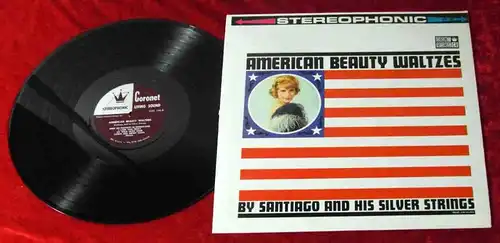 LP Santiago & Silver Strings: American Beauty Waltzes (Coronet 145) US