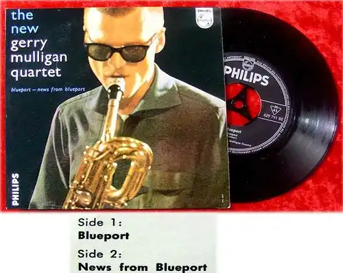 EP Gerry Mulligan Quartet News from Blueport 1959