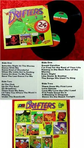 2LP Drifters 24 Original Hits