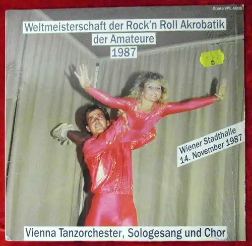LP Vienna Tanzorchester: Weltmeisterschaft Rock´n Roll Akrobatik Amateure 1987