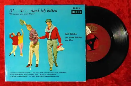 EP Will Glahé: 3! 4! ...darf ich bitten (Decca DX 2210) D