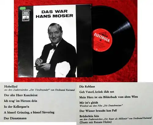 LP Das war Hans Moser (Electrola 1C 062-33 006 M) D 1964