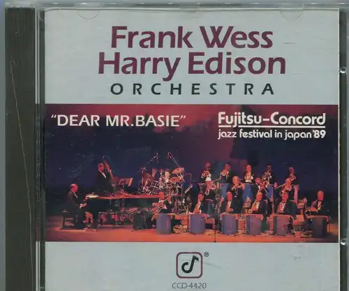 CD Frank Wess Harry Edison Orchestra: Dear Mr. Basie - Fujitsu Jazz Festival 89