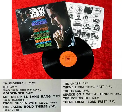 LP John Barry: Great Movie Sounds of... (CBS 62 402 Stereo) UK 1966