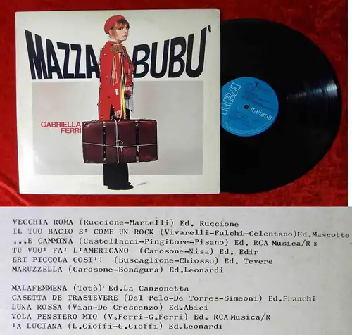 LP Gabriella Ferri: MazzaBubu (RCA TPL-1-1162) Italien 1975