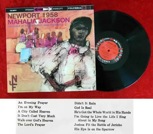 LP  Mahalia Jackson Newport 1958 (Columbia) 180g Vinyl