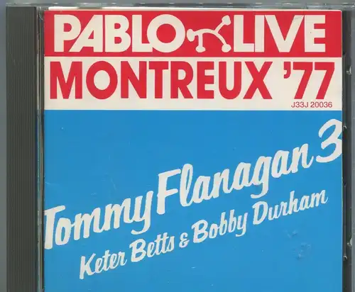 CD Tommy Flanagan 3 - Pablo Live Montreux 1977 - (Japan Pressung) 
