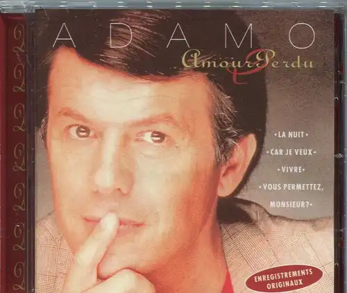 CD Adamo: Amour Perdu (1995)