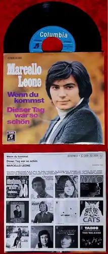 Single Marcello Leone: Wenn du kommst (Columbia 1C 006-30 389) D 1972