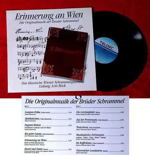 LP Das klassische Wiener Schrammelquartett: Erinnerung an Wienn (Teldec) D 1989