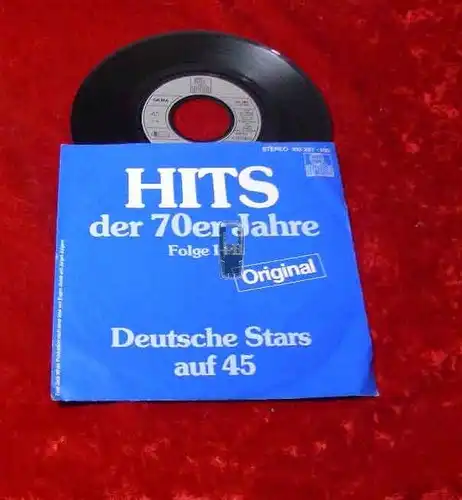 Single Deutsche Stars auf 45 Hits der 70er I & II